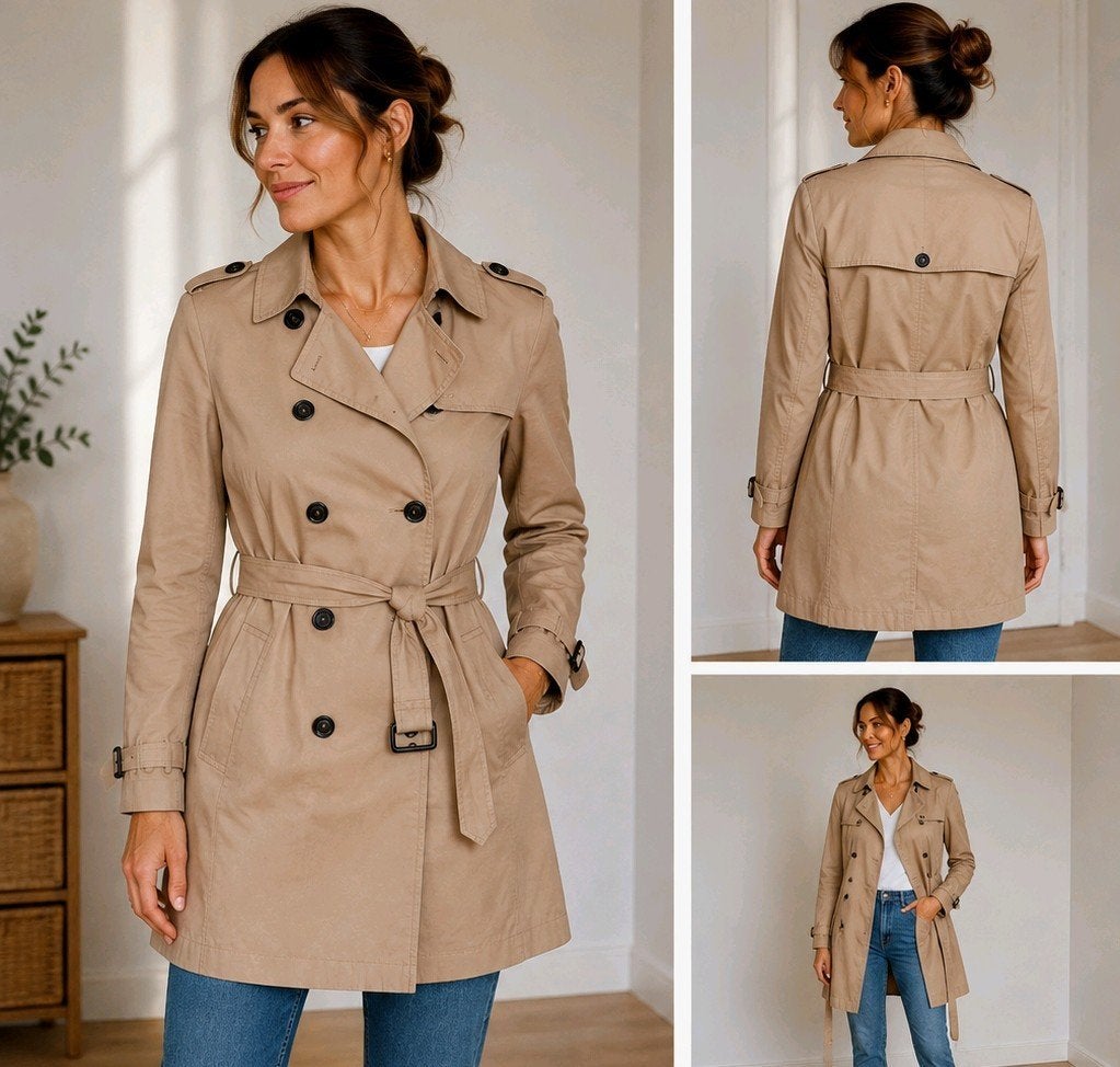 Zara trenchcoat maat XS, Ophalen of Verzenden, Zo goed als nieuw, Maat 34 (XS) of kleiner, Beige