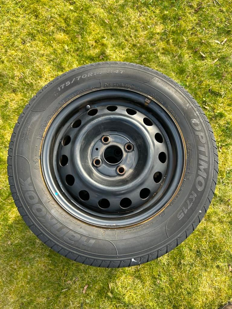 Zomer- en All-season banden met velgen set, Ophalen, 14 inch, Gebruikt, 175 mm