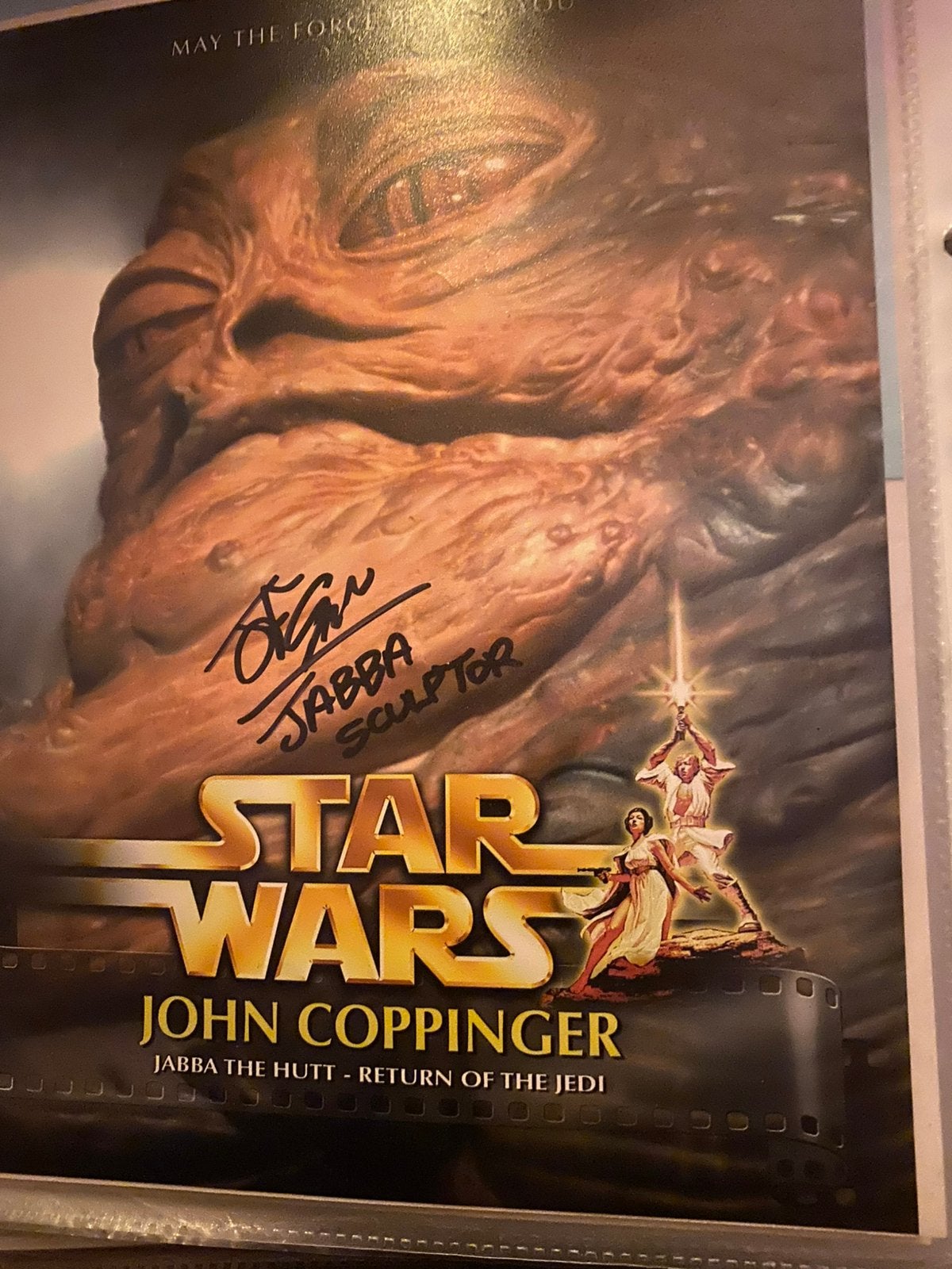 Filmster handtekening coppinger, Verzamelen, Star Wars, Ophalen of Verzenden, Zo goed als nieuw
