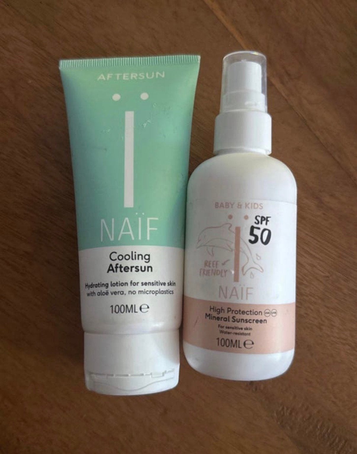 Naïf zonnebrand SPF50 + Cooling Aftersun – Nieuw, Ophalen of Verzenden, Nieuw, Overige typen