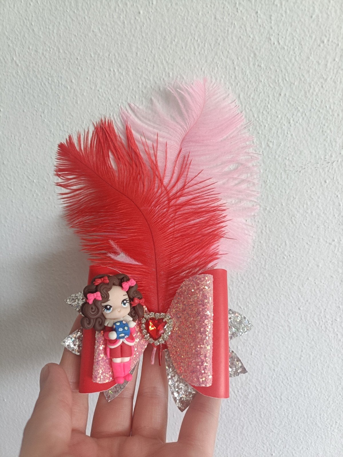 sinterklaas xxl 10cm haarstrik alligator clip, Diversen, Sinterklaas, Ophalen of Verzenden, Nieuw