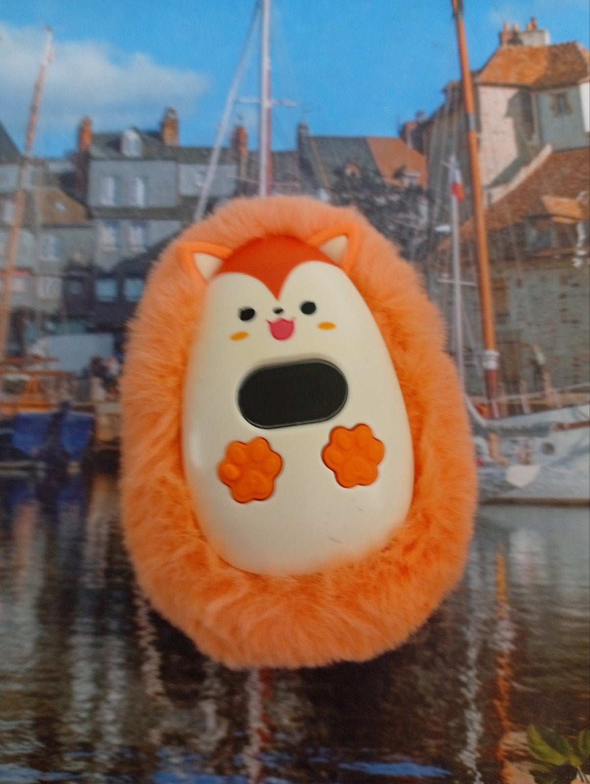 Schattige pluizige egel handwarmer/powerbank, Ophalen of Verzenden, Nieuw, Jongen of Meisje