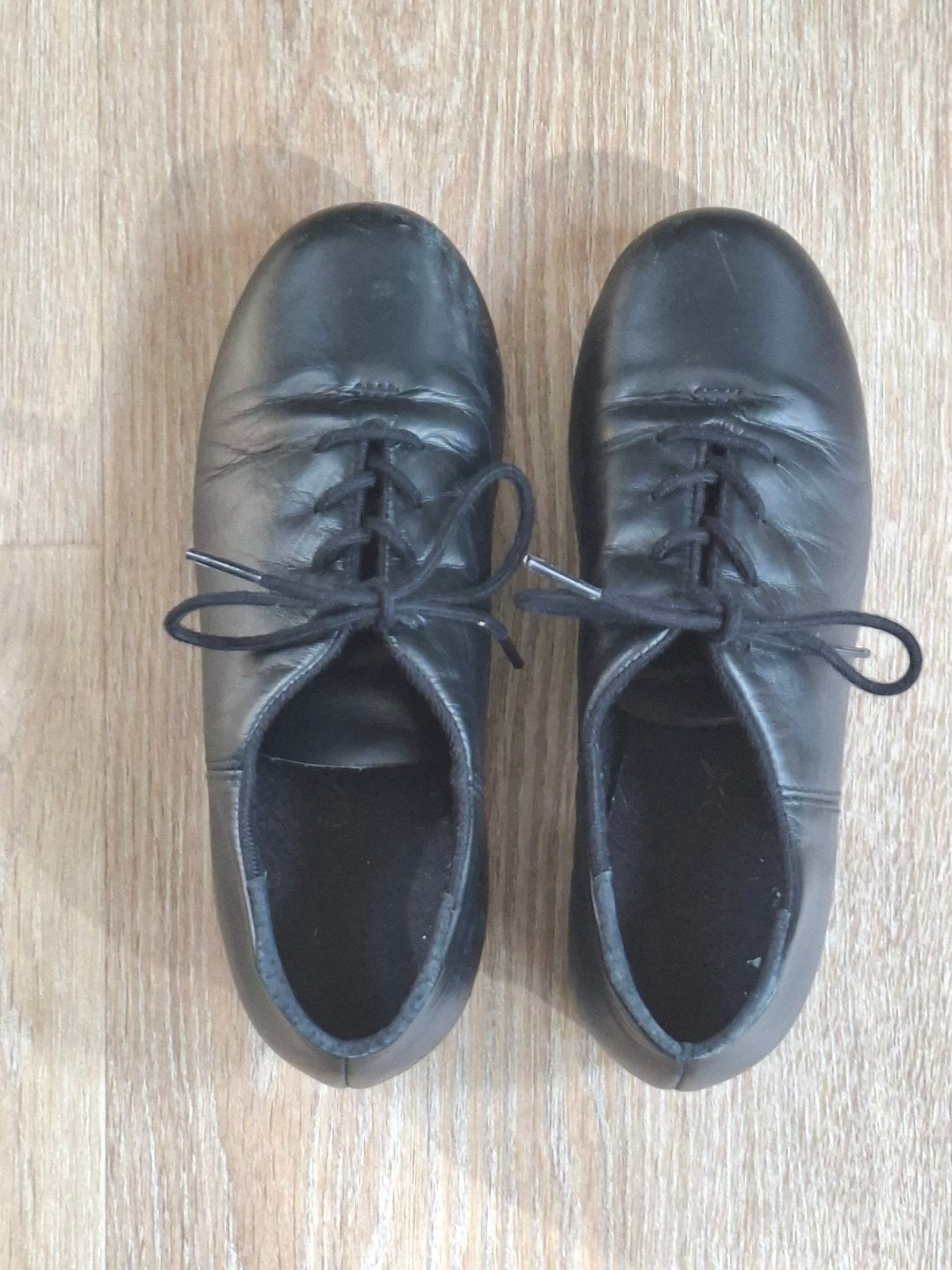 Capezio CG19 tapschoenen maat 4½ M zwart met veter, Ophalen of Verzenden, Gebruikt, Schoenen