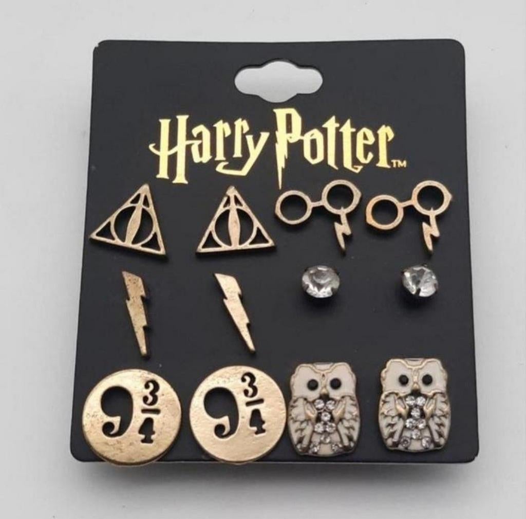 Harry Potter Bioworld 6 paar oorbellen NIEUW!, Ophalen of Verzenden, Nieuw, Overige typen