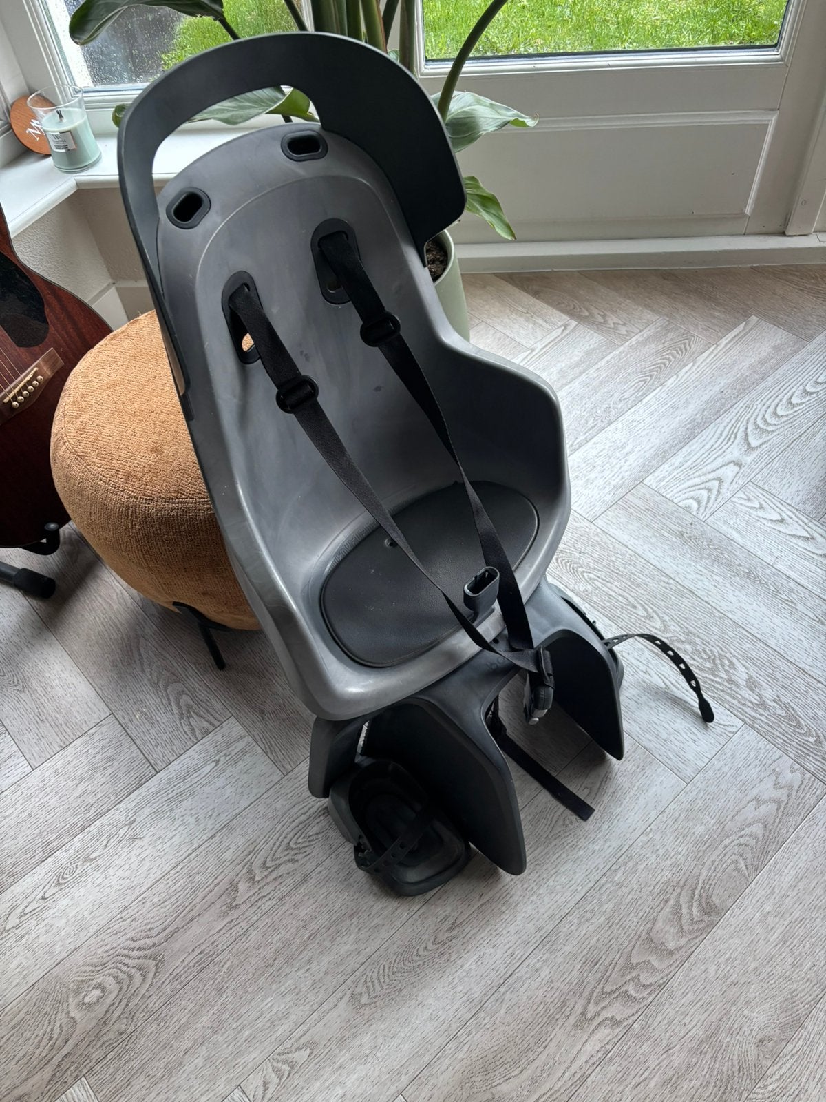 Bobike fietszitje  bagagedrager grijs
