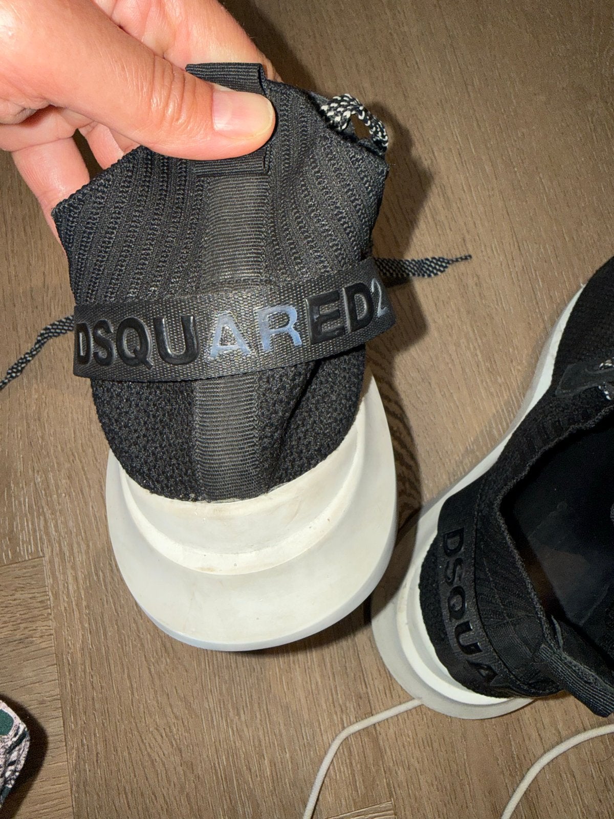 Dsquared2 Sneakers Maat 42 Zwart, Ophalen, Gedragen, Zwart, Sneakers of Gympen