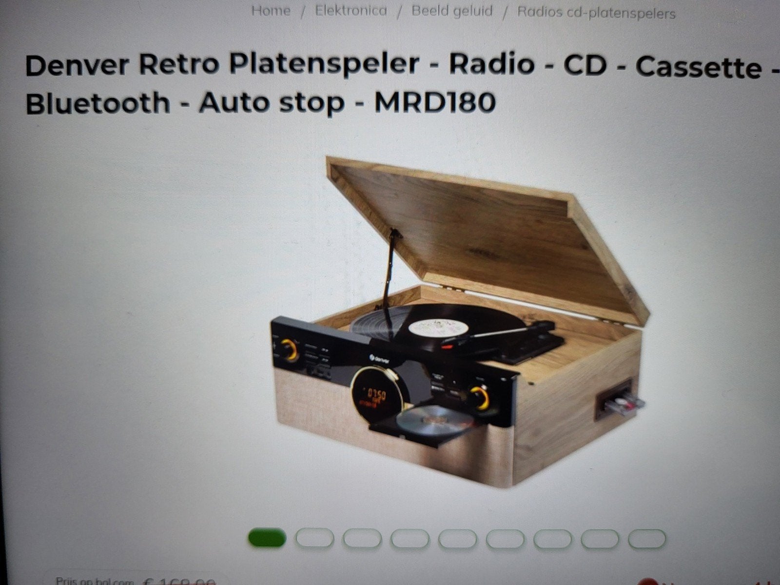 Denver retro platenspeler, Nieuw, USB-aansluiting, Platenspeler, Ophalen