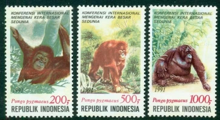 Indonesie 1991 - ZBL 1476 - Apen  - b1, Verzenden, Postfris, Zuid-Azië