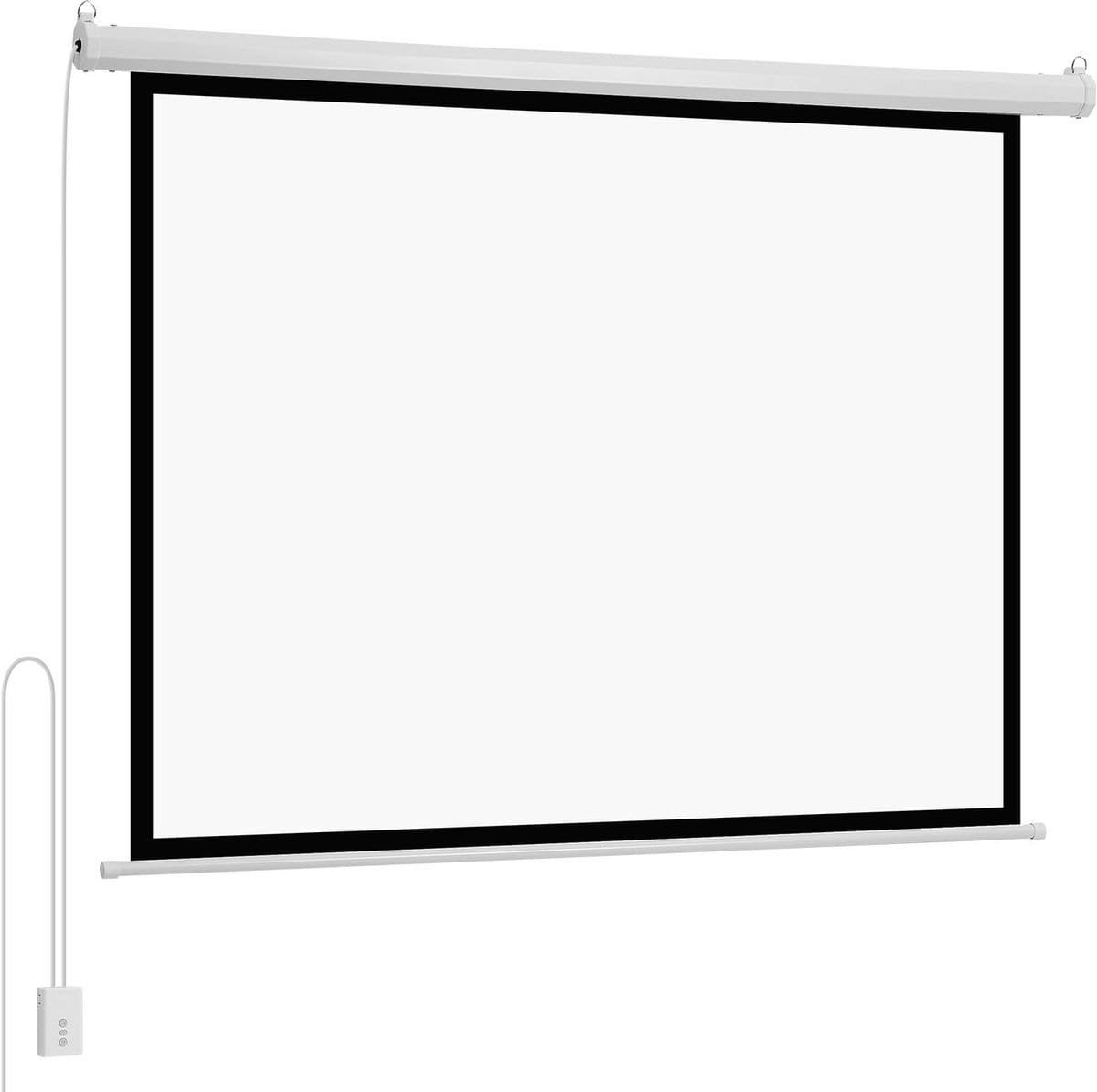 Elektrisch Projectiescherm 100 inch (200x150 cm), Ophalen, Nieuw