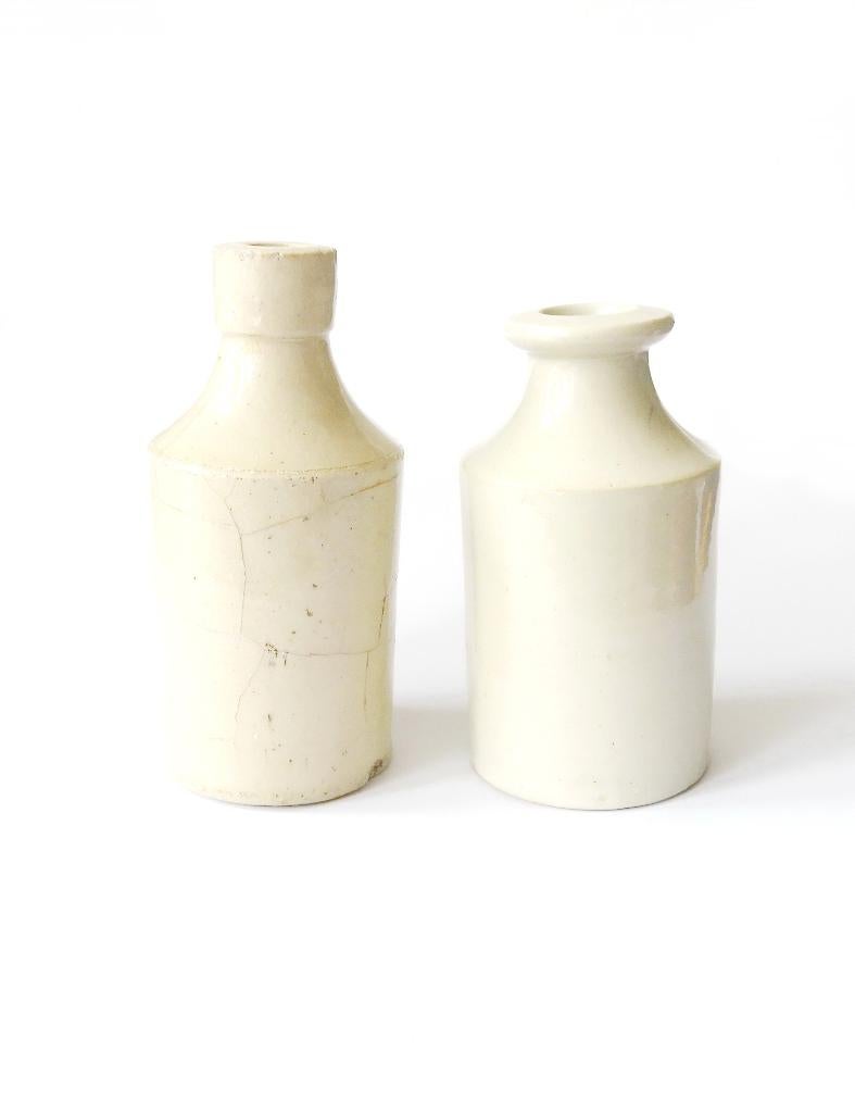 2x Kruik fles Doulton Lambeth stoneware, vroeg flessen  c473, Antiek en Kunst, Verzenden