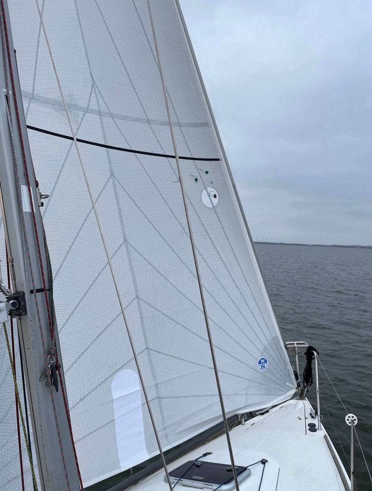 North Sails Genua 3 High Aspect Beneteau First 31.7, Ophalen, 6 meter of meer, 15 tot 30 m², Zo goed als nieuw