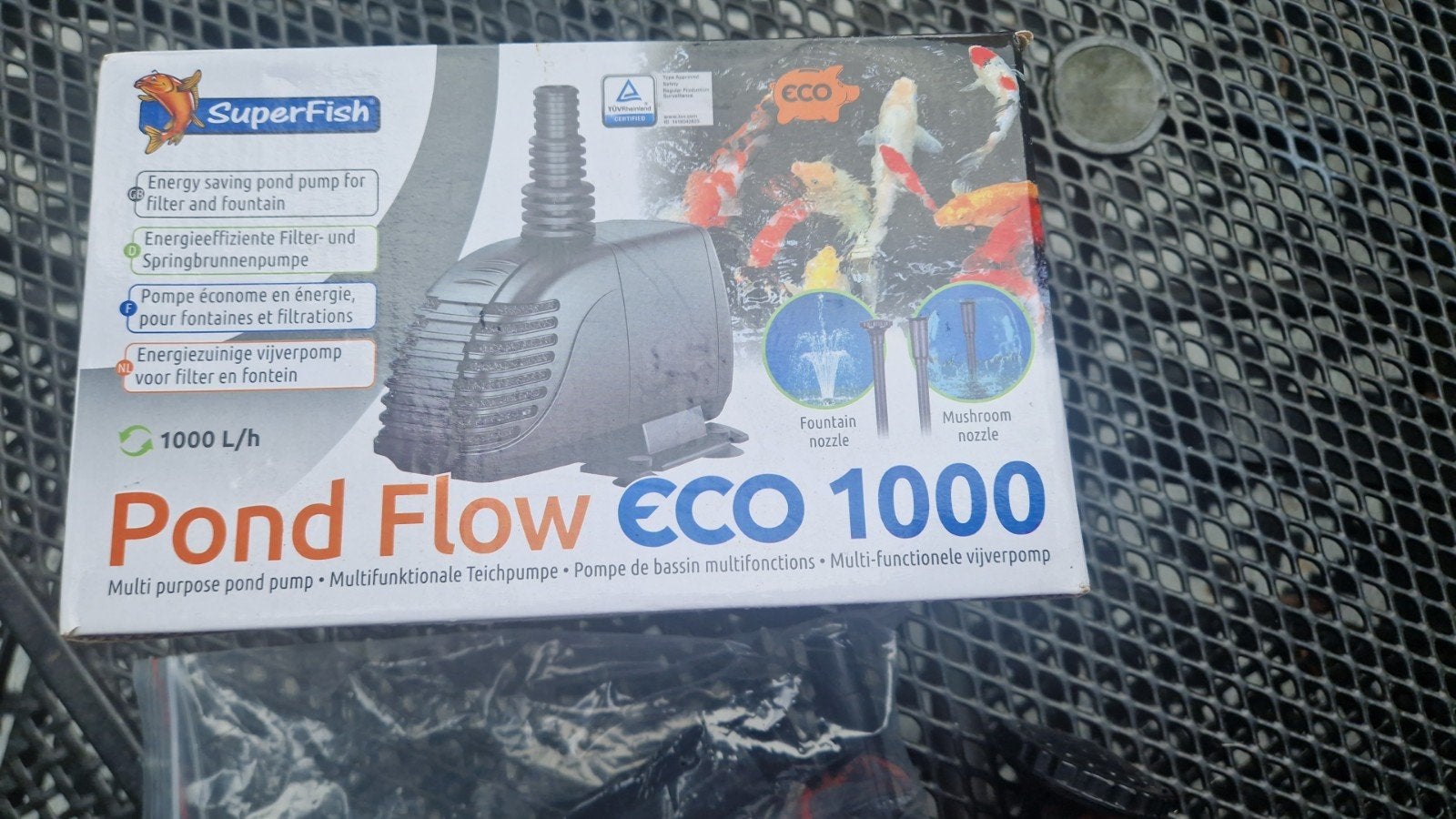 vijverpomp pond flow eco 1000, Ophalen of Verzenden, Gebruikt, Vijverpomp