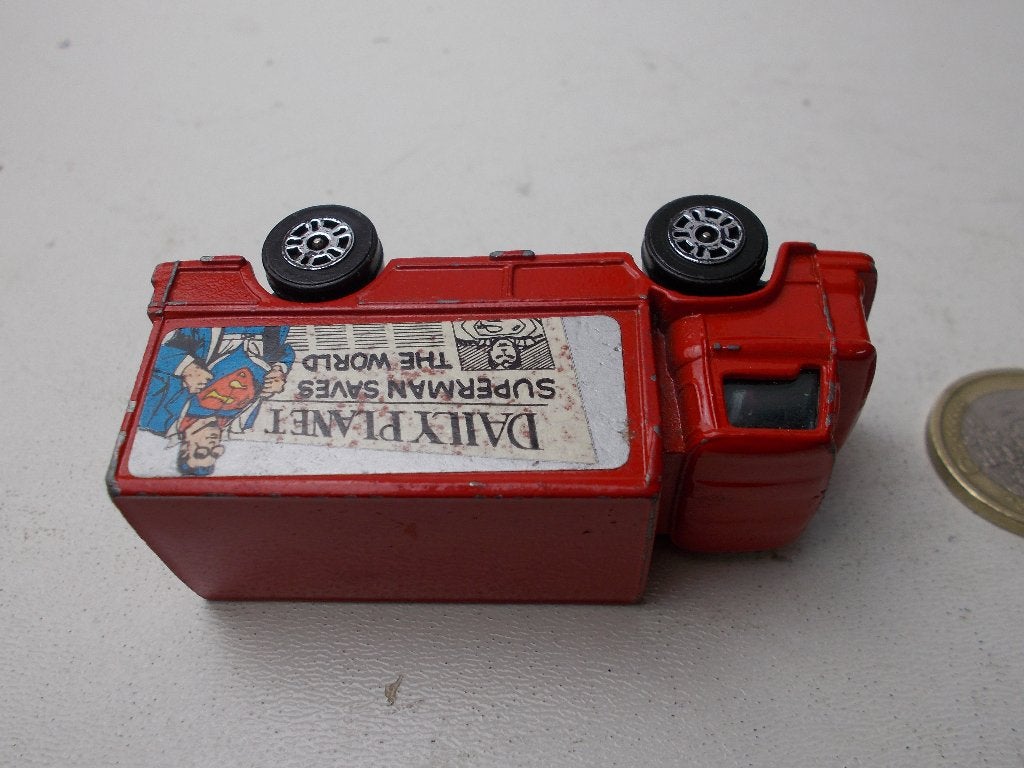 1978 Corgi Juniors No 50 SUPERMAN DAILY PLANET US VAN (-B-), Ophalen of Verzenden, Gebruikt, Bus of Vrachtwagen, Corgi