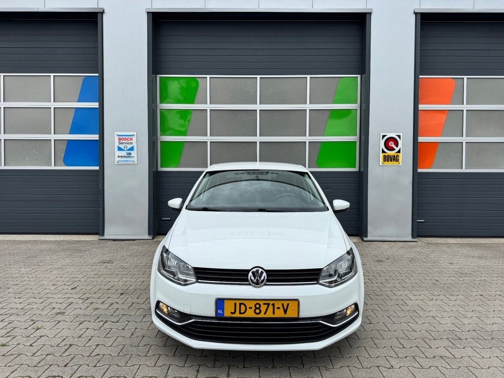 Volkswagen POLO COMF. LINE / Cruise control / Airco / Navi /, Euro 6, Wit, Origineel Nederlands, Bedrijf