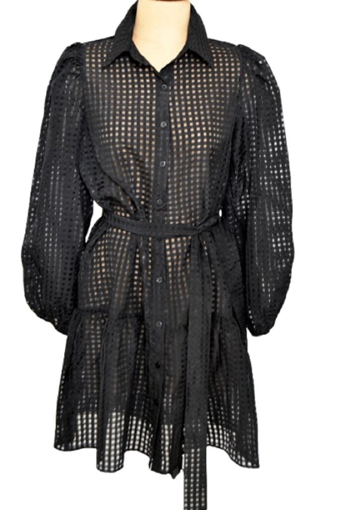 Nieuw Bisous Project blousejurk, jurk, zwart, Mt. M, Kleding | Dames, Jurken, Maat 38/40 (M), Bisous Project, Verzenden, Zwart