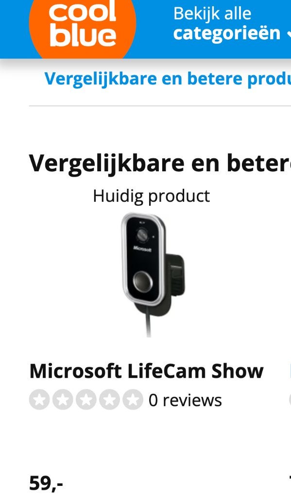 Nieuwe Microsoft LifeCam Show, Ophalen of Verzenden, Nieuw