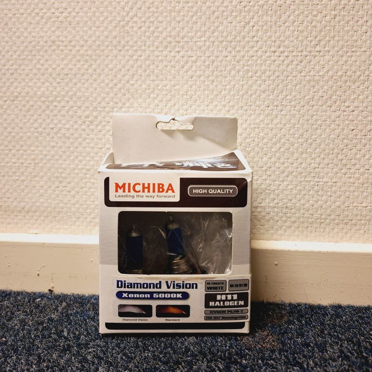 Nieuw: Michiba Diamond Vision H11 Halogeen Autolampen