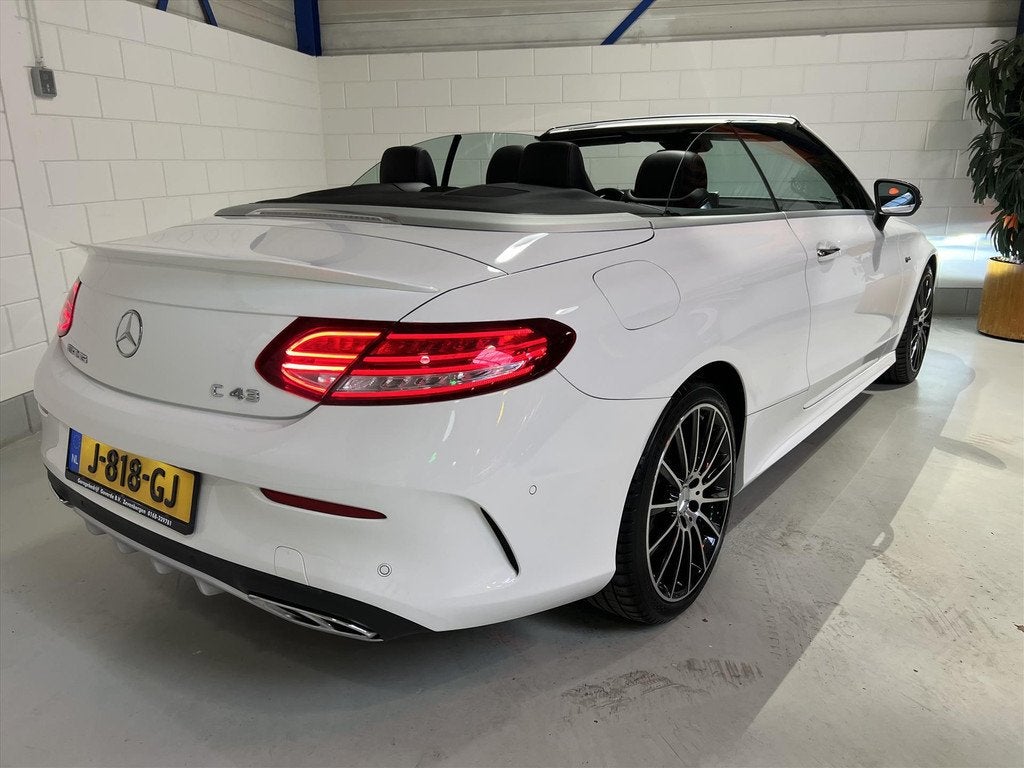 MERCEDES C-Klasse Cabriolet C43 AMG 367pk V6T 9G 4M Sportuil, Auto's, Mercedes-Benz, Gebruikt, 1770 kg, 4 stoelen, Bedrijf
