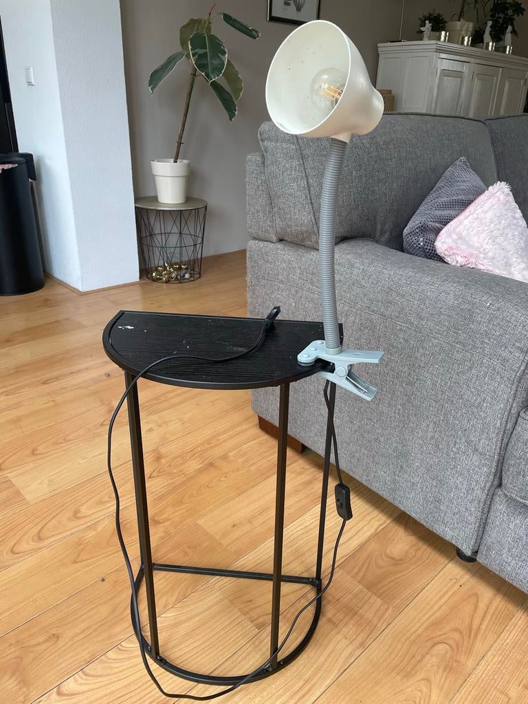 Flexibele Klemlamp met E27 Fitting - Ideaal voor Lezen, Huis en Inrichting, Ophalen, Gebruikt