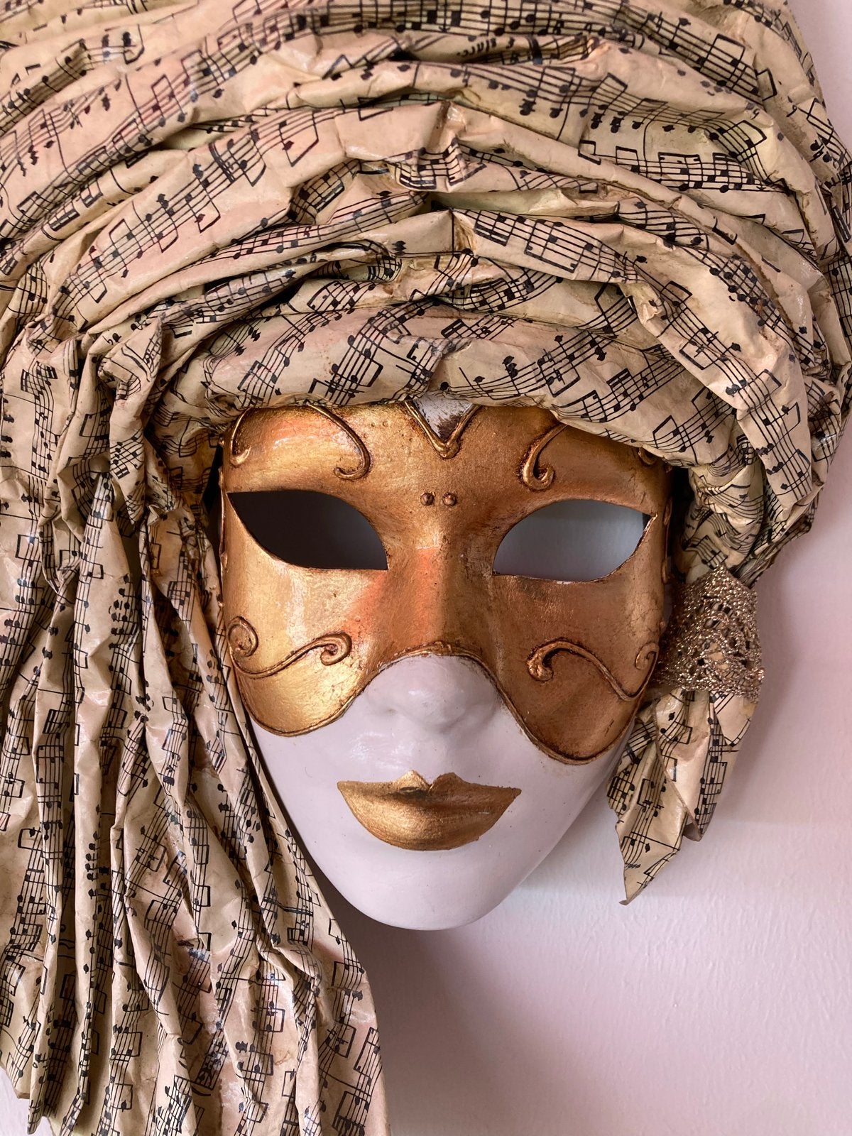 Venetiaans masker wanddecoratie - Ca' Macana, Ophalen of Verzenden, Zo goed als nieuw, Overige typen