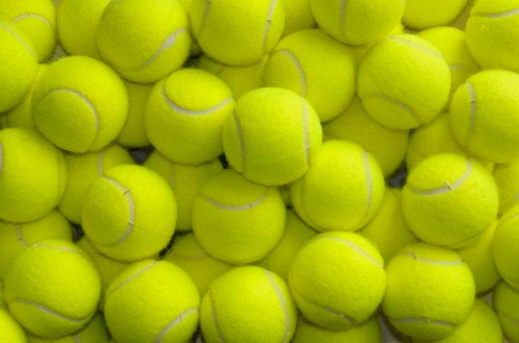 Gebruikte tennisballen, Overige merken, Gebruikt, Ballen, L00