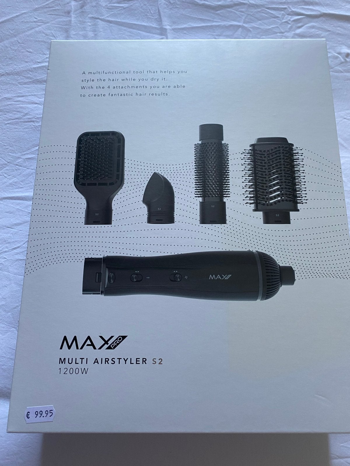 MAX Pro Multi Airstyler S2 1200W - Nieuw in doos, Ophalen of Verzenden, Nieuw, Haarverzorging