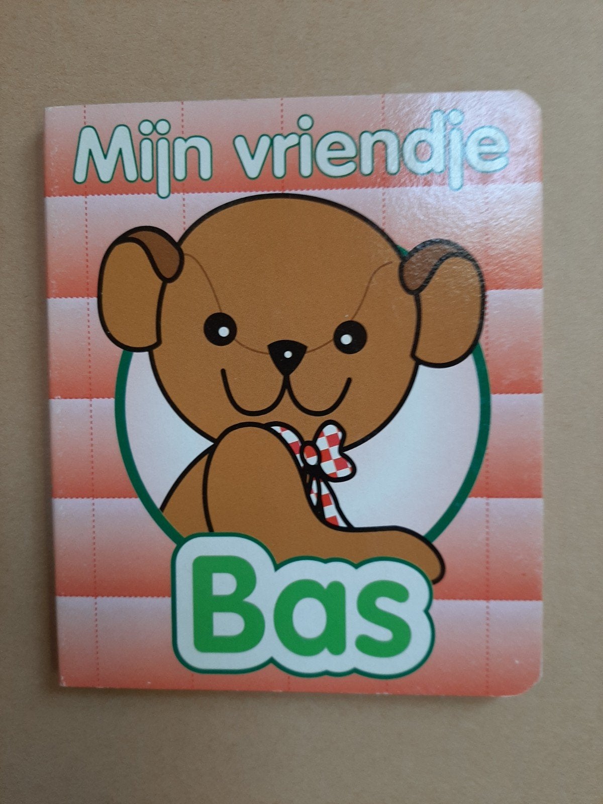 Mijn vriendje Bas - Kartonboekje, Ophalen of Verzenden, Nieuw, Onbekend, 0 tot 6 maanden