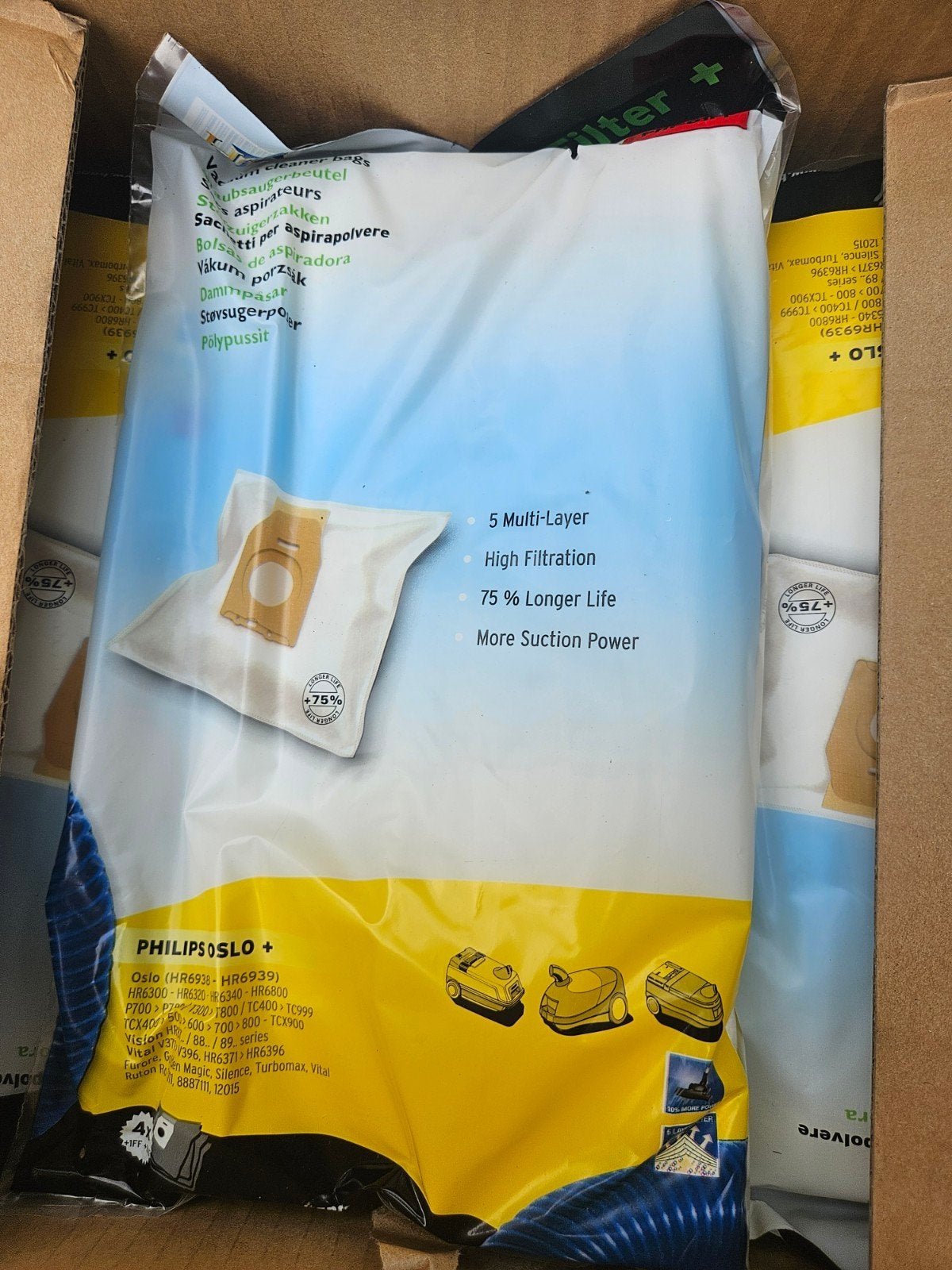 Stofzuigerzakken Philips en Nilfisk - Nieuw in verpakking, Inclusief accessoires, Philips, Overige typen, Nieuw