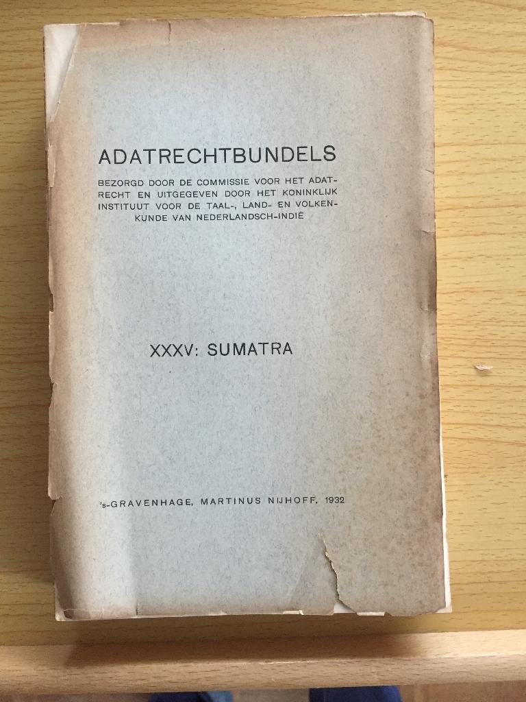 Etnografische gegevens van Sumatra, Ophalen of Verzenden, Gelezen, Diverse auteurs