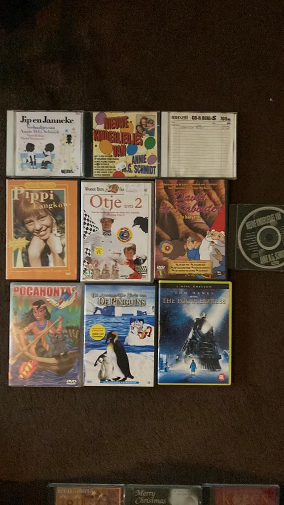Kinder dvd’s pipi otje Pocahontas cd Jip Janneke pakket, Cd's en Dvd's, Alle leeftijden, Ophalen of Verzenden, Zo goed als nieuw