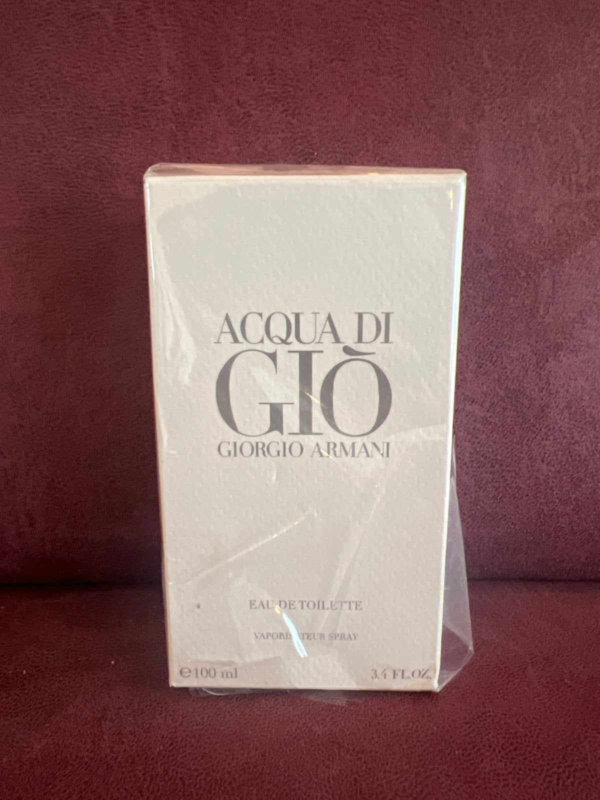 Acqua di Gio Giorgio Armani Eau de Toilette 100ml Nieuw, Ophalen of Verzenden, Nieuw