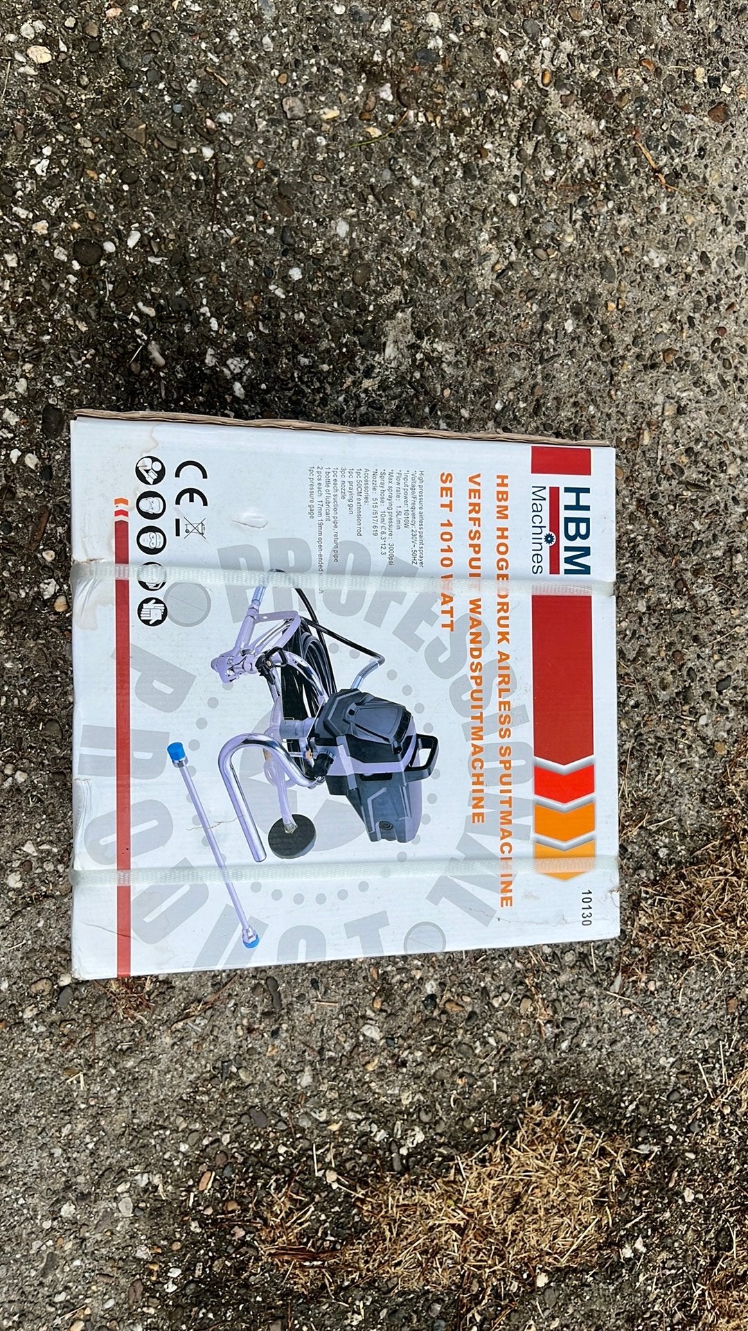 Hbm airless spuitmachine, Ophalen, Nieuw