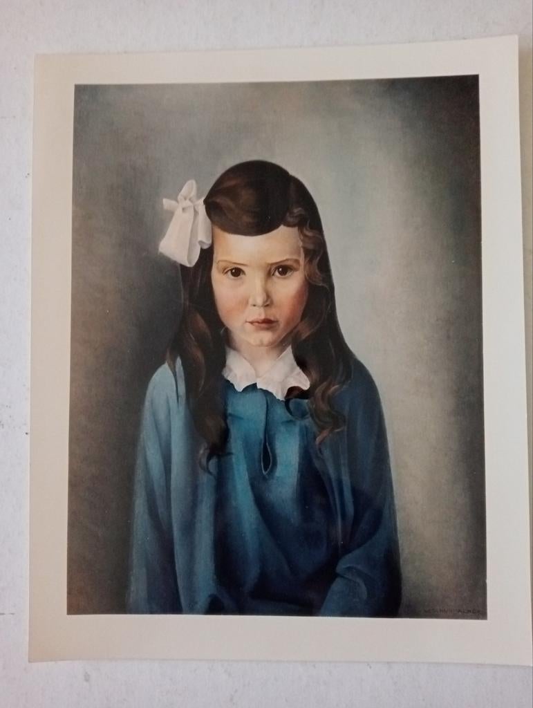 Wim Schuhmacher Bergense School foto meisjes portret, Ophalen of Verzenden