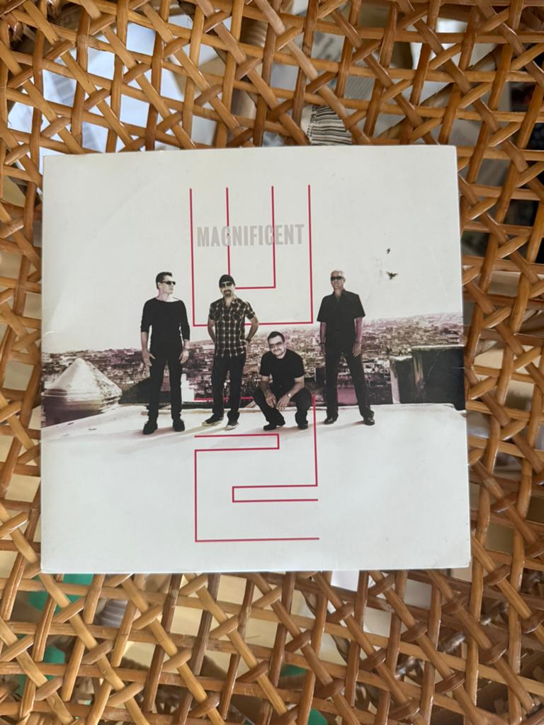 Vinyl single u2 magnificent, Ophalen of Verzenden, Zo goed als nieuw, Pop