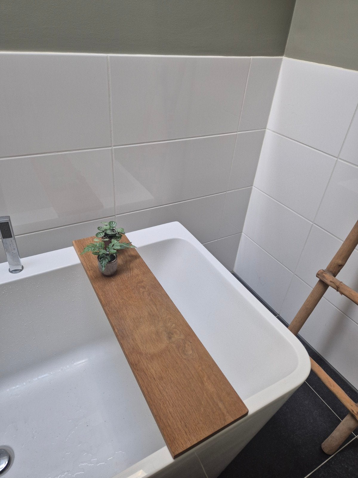Eiken houten badplank, Ophalen of Verzenden, Bruin