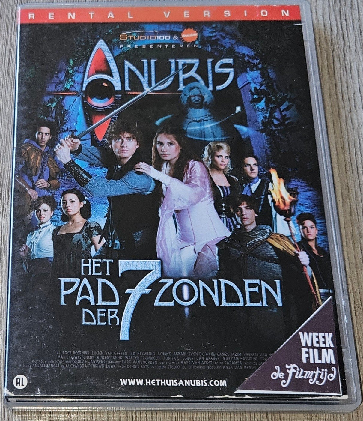 Anubis: Het Pad der 7 Zonden - DVD (Rental Version), Gebruikt, Alle leeftijden, Inclusief doosje, Ophalen of Verzenden