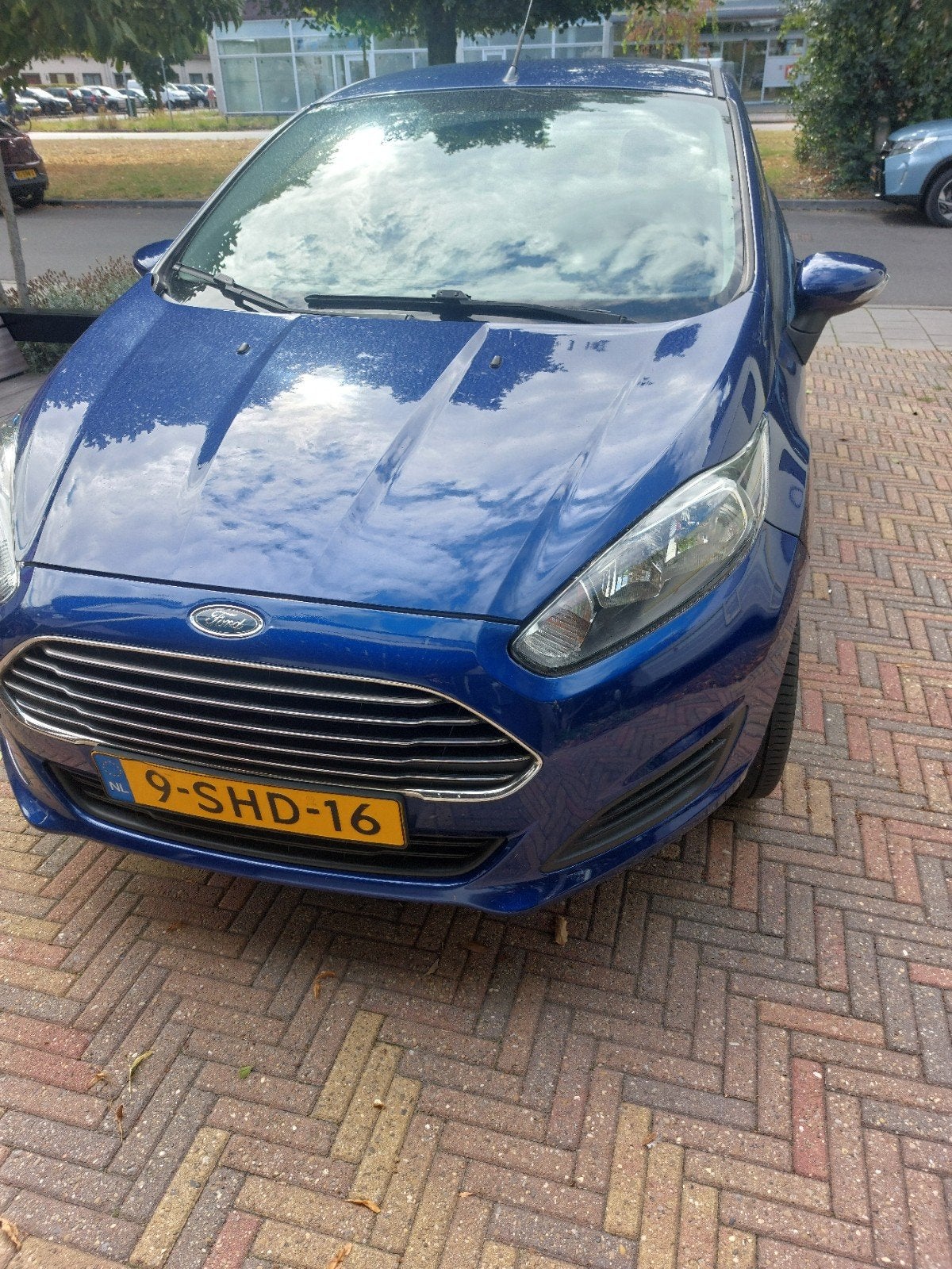 DIT WEEKEND Ford Fiësta 1.0  95700 km 65PK 3D 2013  NW D-RIE, Auto's, Blauw, 23 km/l, Origineel Nederlands, Handgeschakeld