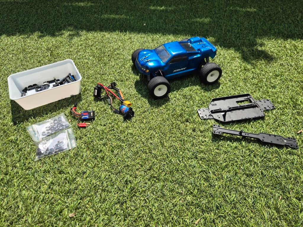 Xray M18T Carbon Brushless RC Auto, Hobby en Vrije tijd, Ophalen of Verzenden, Gebruikt, Elektro, Auto offroad