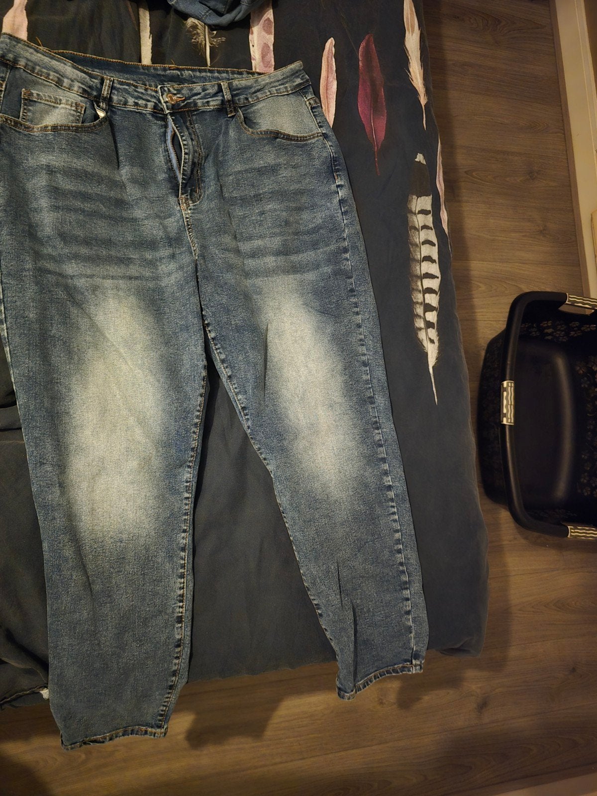Mooie nieuwe spijkerbroek, Ophalen of Verzenden, Nieuw, Blauw, Overige jeansmaten