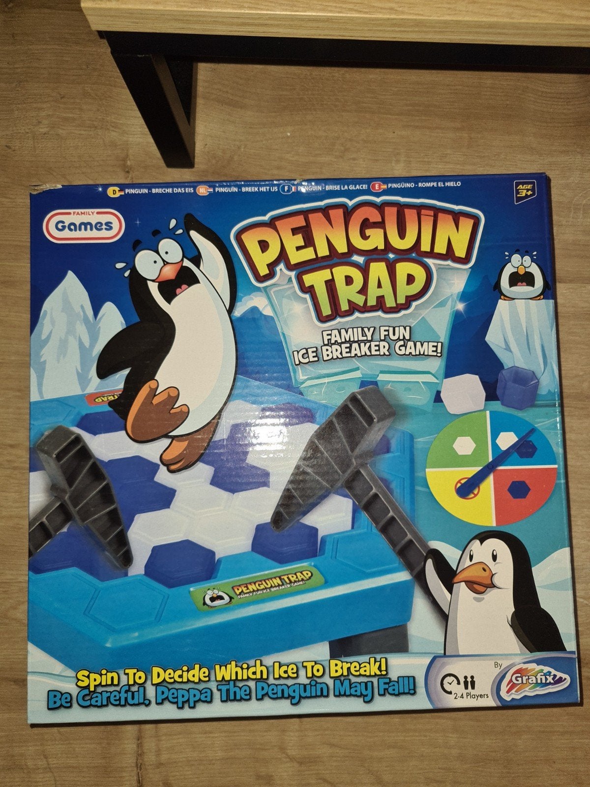 Penguin Trap: Family Fun Ice Breaker Game, Drie of vier spelers, Ophalen of Verzenden, Gebruikt, Grafix