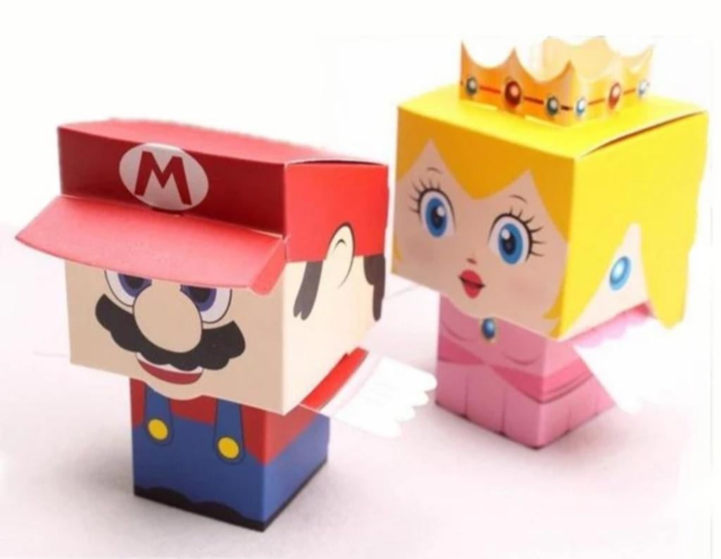 Mario en prinses Peach traktatie doosjes, nieuw!, Hobby en Vrije tijd, Feestartikelen, Ophalen of Verzenden, Nieuw, Feestartikel