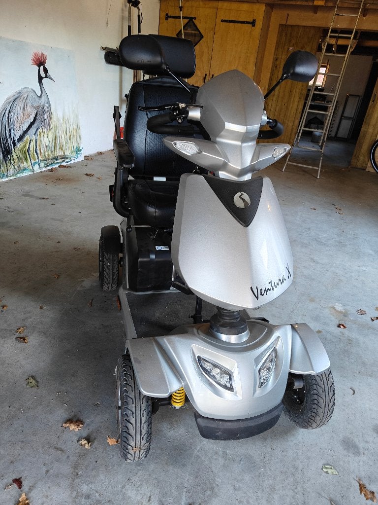 grijs metallic scootmobiel Rascal Ventura X, Zo goed als nieuw, 15 km of minder, 11 t/m 15 km/u, Ophalen