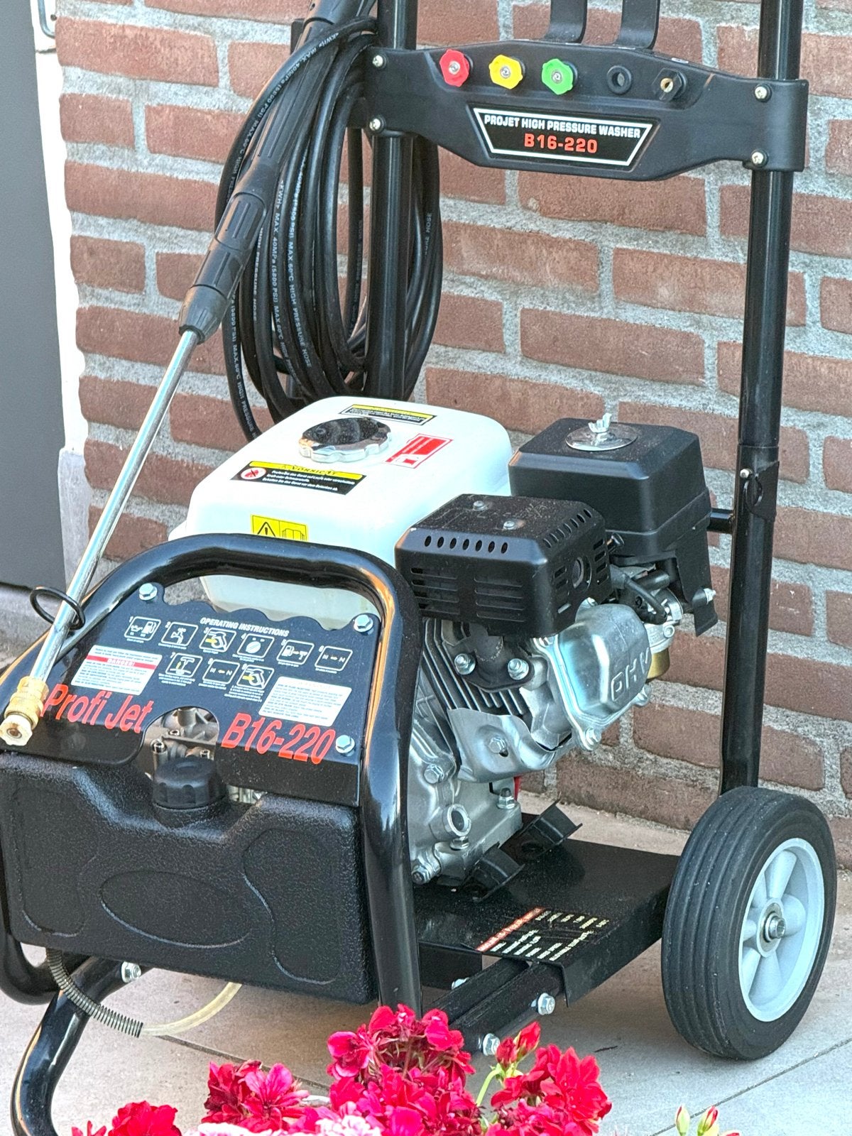 Profi Jet B16-220 Benzine Hogedrukreiniger 220 BAR, Ophalen, Gebruikt, Benzine