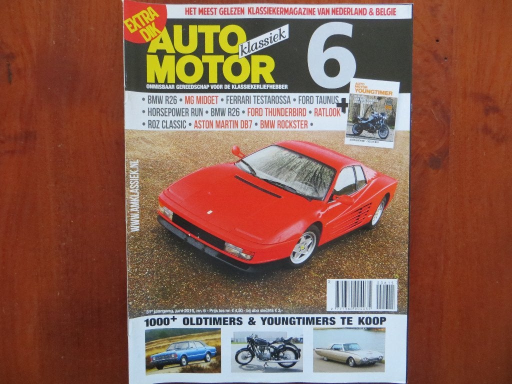 Auto Motor Klassiek 6 2015 Aston Martin DB7, MG Midget, Boeken, Ophalen of Verzenden, Nieuw, Ferrari