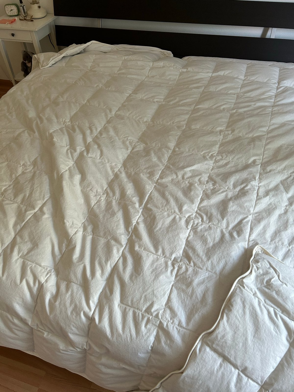 IKEA FJÄLLBRÄCKA 4-seizoenen dekbed dons/veren, Ophalen, Gebruikt, Wit, Dons en Veren