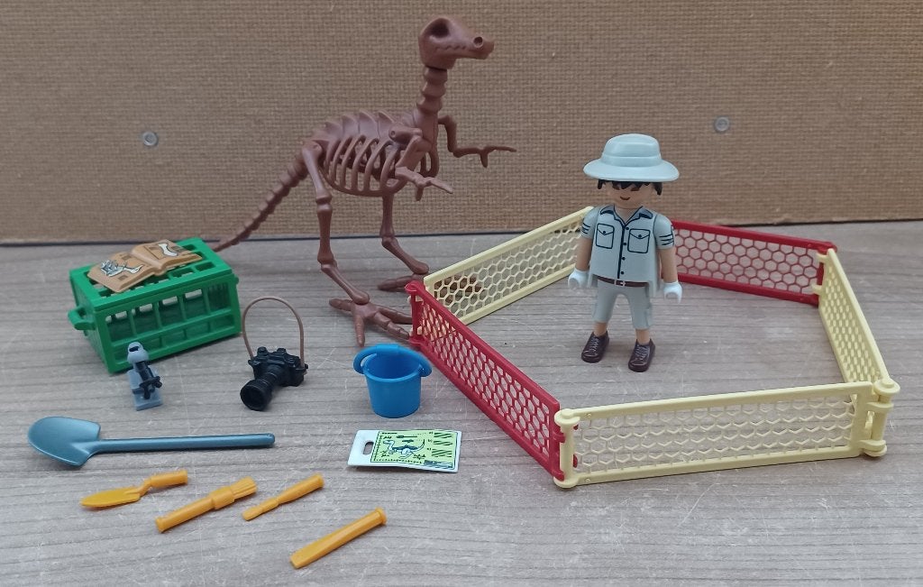 playmobil argeoloog, Verzenden, Gebruikt, Complete set