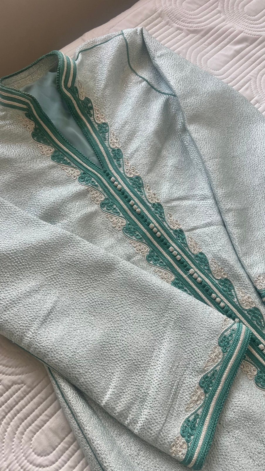 Elegante marokkaanse jurk te koop takshita takchita caftan, Ophalen of Verzenden, Zo goed als nieuw, 100 cm of meer, Deken