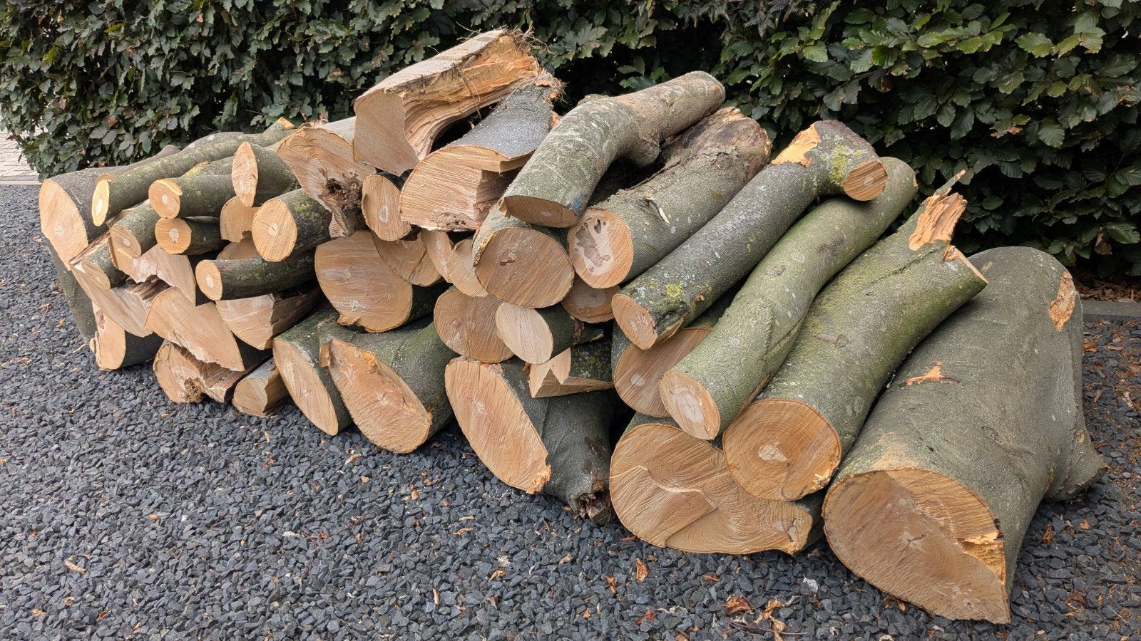 Te koop mooie partij haardhout., Tuin en Terras, Haardhout, Minder dan 3 m³, Ophalen of Verzenden