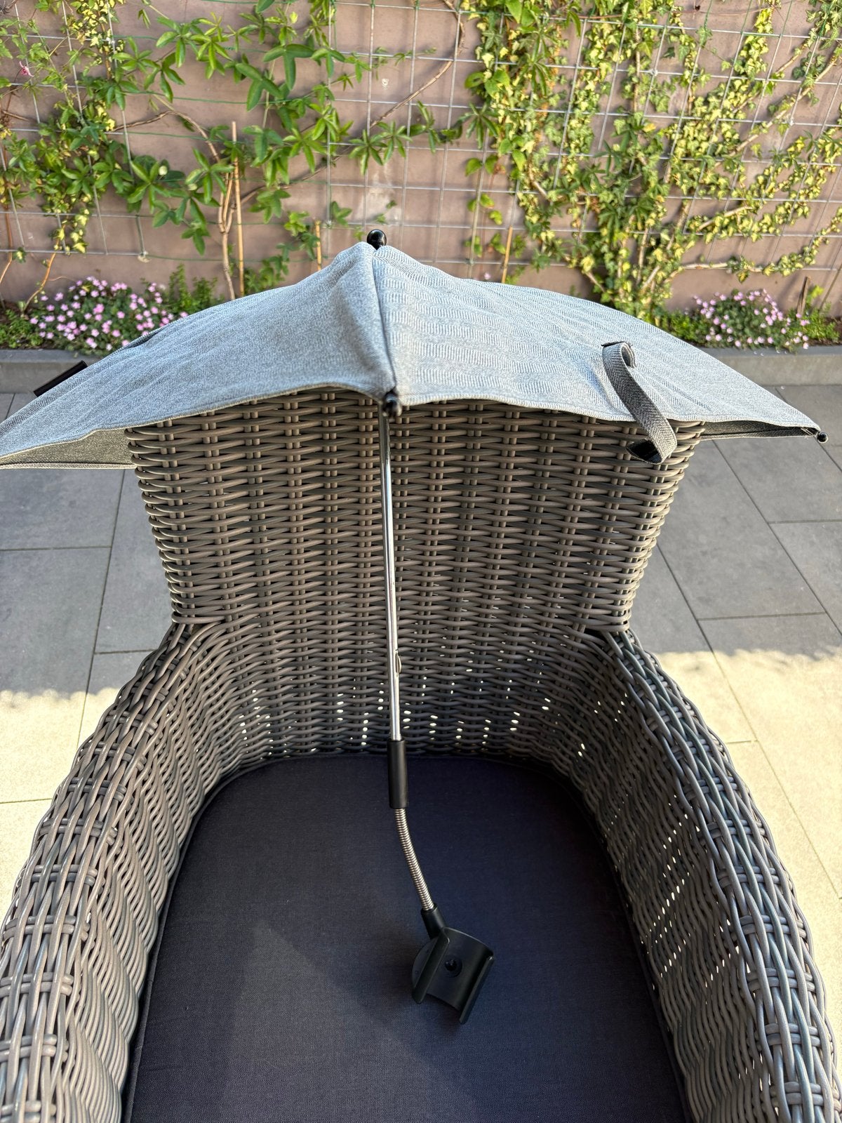 Farmer kinderwagen parasol grijs, Ophalen of Verzenden, Zo goed als nieuw