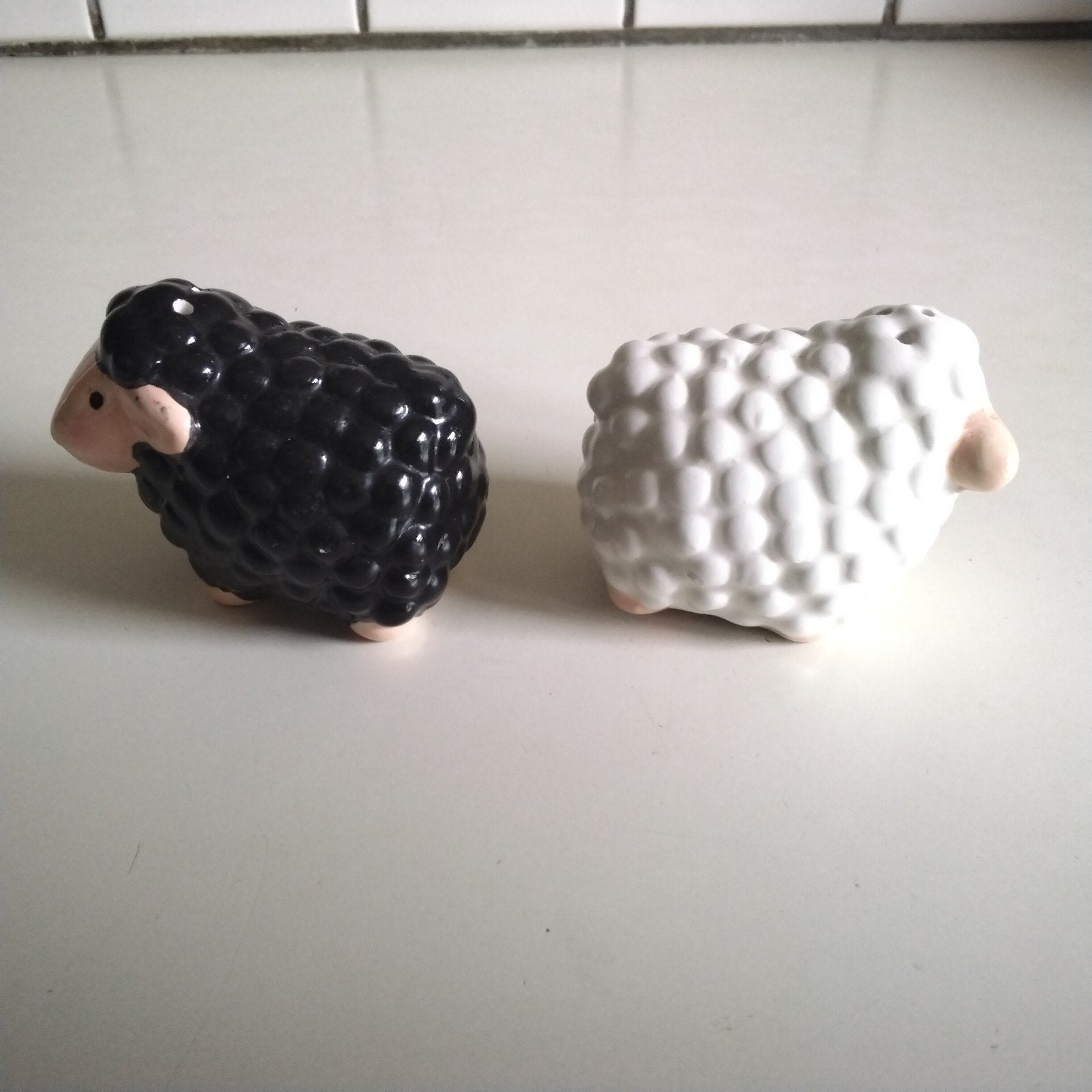 peper en zoutstel zwart en wit schaap, Ophalen of Verzenden, Overige stijlen